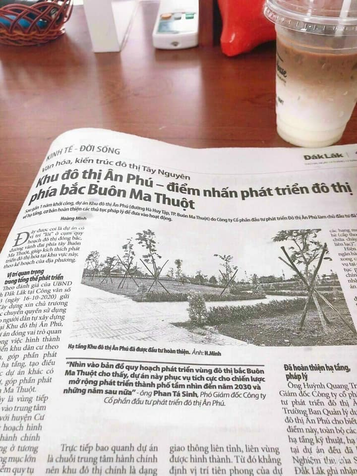 KHU ĐÔ THỊ ÂN PHÚ – TÂM ĐIỂM MỚI PHÍA ĐÔNG BẮC BUÔN MA THUỘT Khu Đô Thị Ân Phú điểm nhấn phát triển đô thị phía Đông Bắc Buôn Ma Thuột