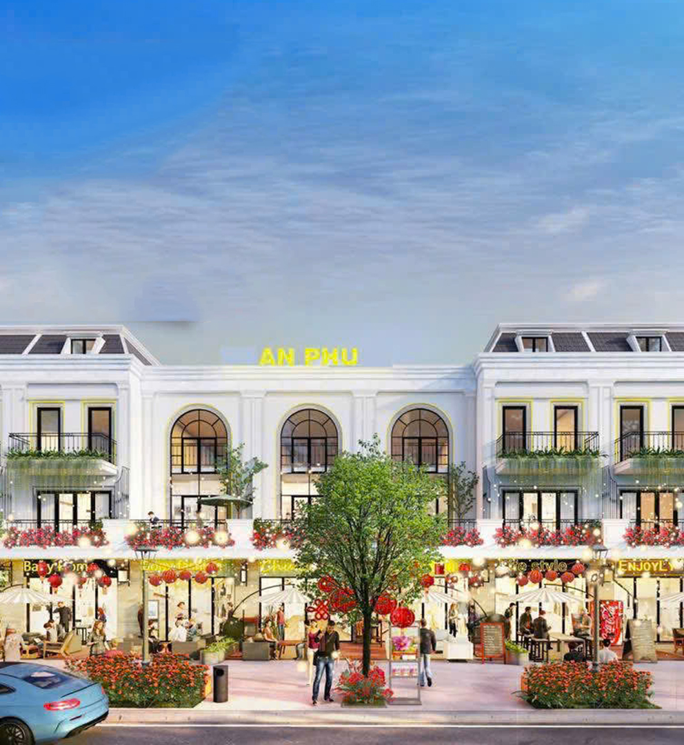 Dự án khu đô thị Ân Phú banner shop house lk3